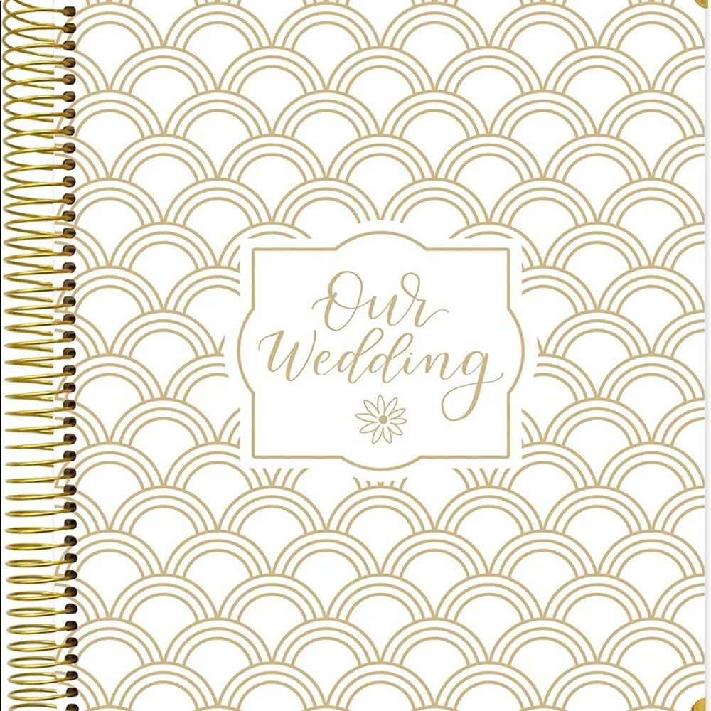 Silver Hard Cover Wedding Day Planner & Organizer